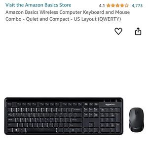 Amazon keyboard and mouse that has never been used!